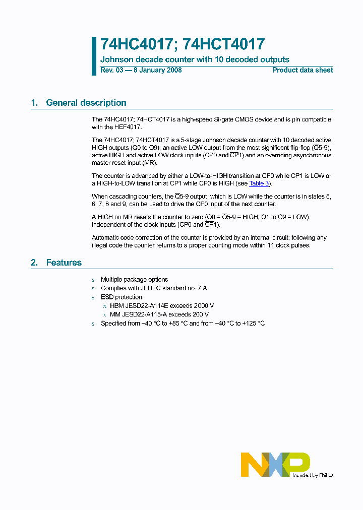 74HC4017DB_4604227.PDF Datasheet