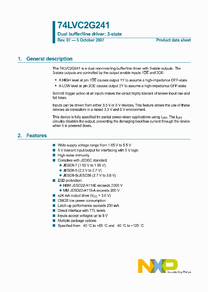 74LVC2G241DC_4347478.PDF Datasheet