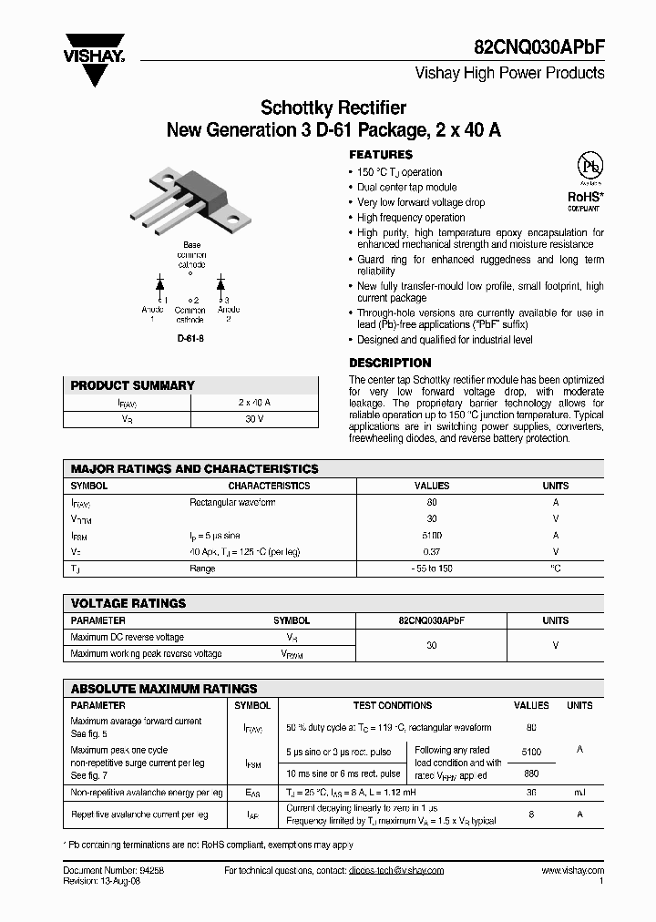 82CNQ030APBF_4269924.PDF Datasheet