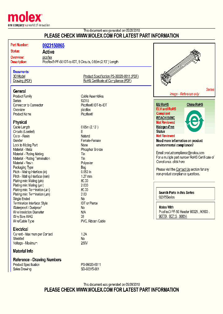 92315-0865_4912693.PDF Datasheet