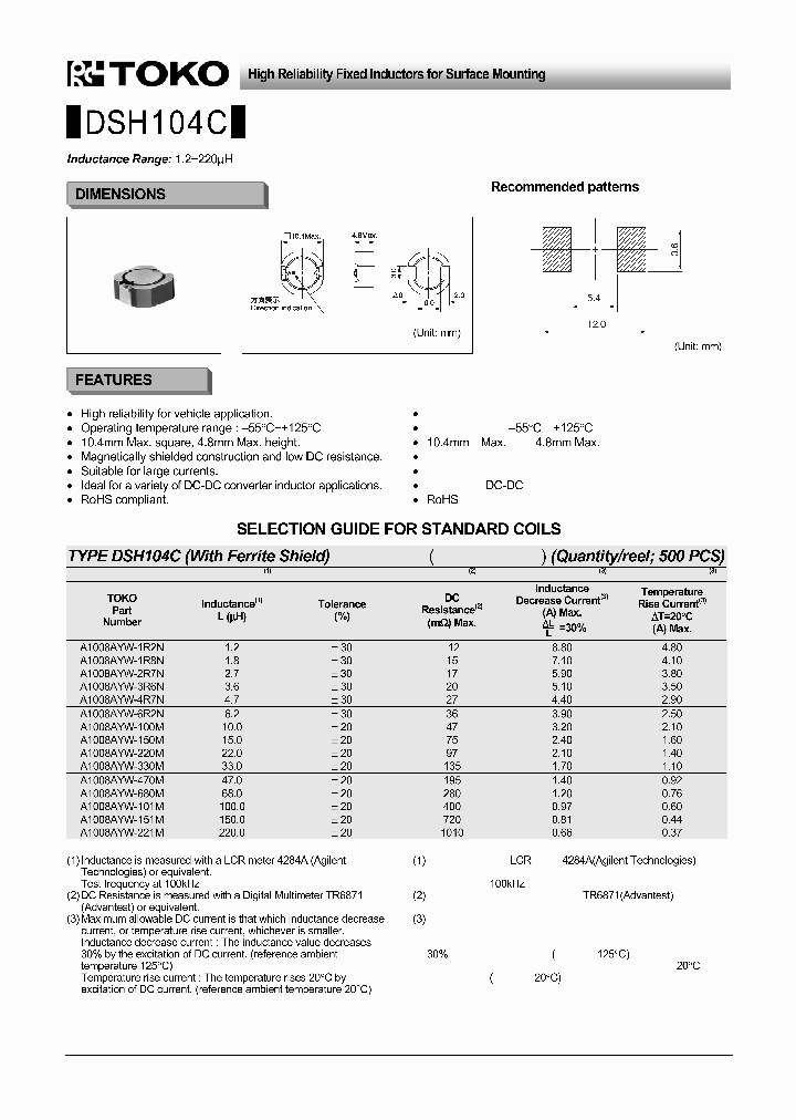 A1008AYW-330M_4527799.PDF Datasheet