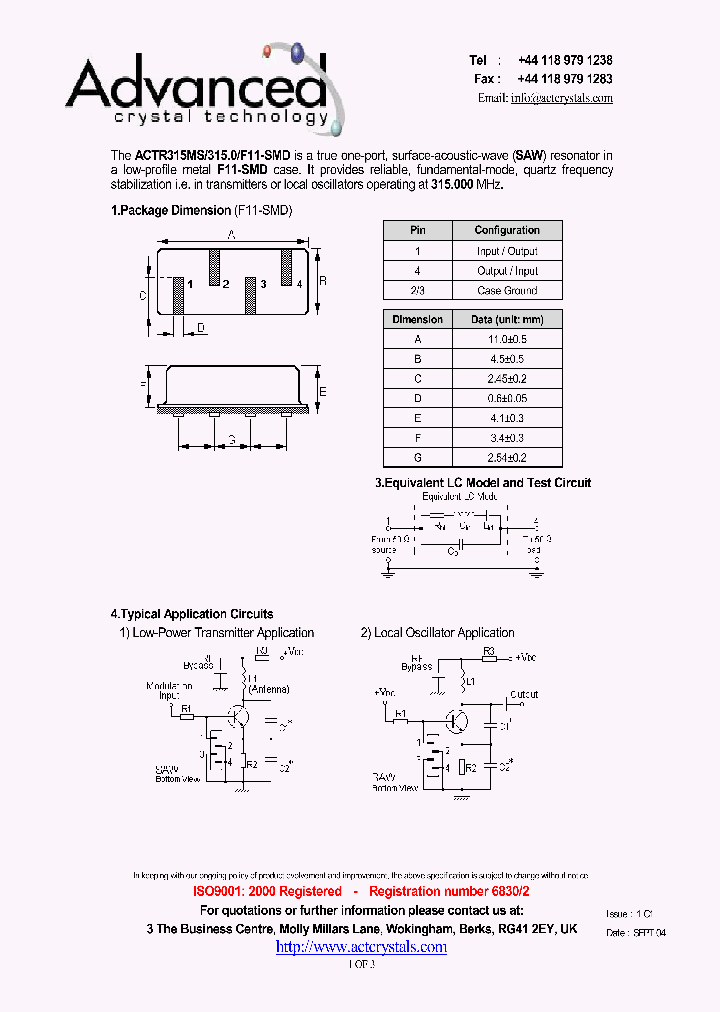 ACTR315MS_4194824.PDF Datasheet