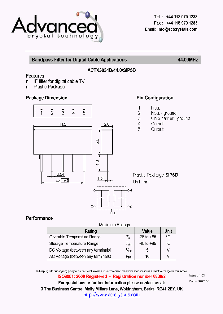 ACTX3034D440SIP5D_4174457.PDF Datasheet