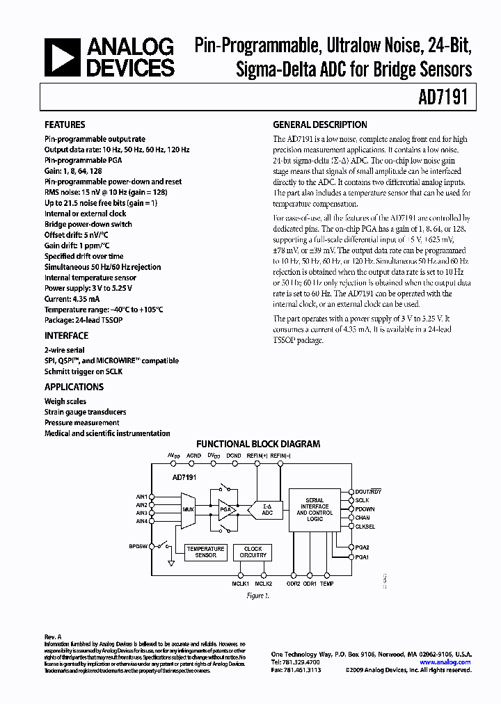 AD7191_4663287.PDF Datasheet