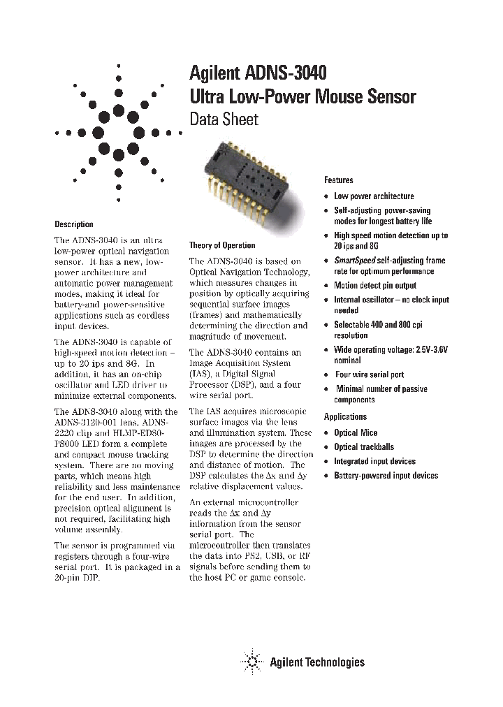 ADNS-3040_4222367.PDF Datasheet