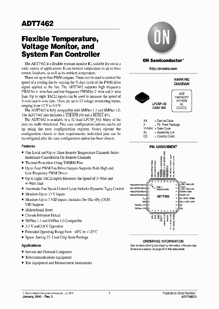 ADT7462ACPZ-5RL7_4800517.PDF Datasheet