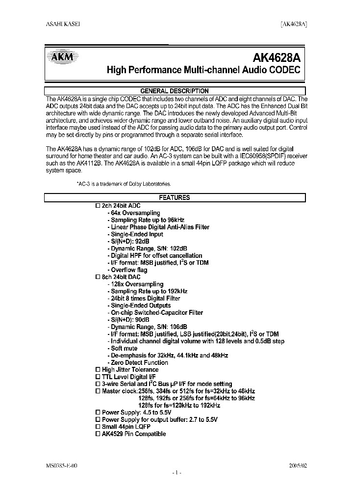 AK4628A_4707998.PDF Datasheet