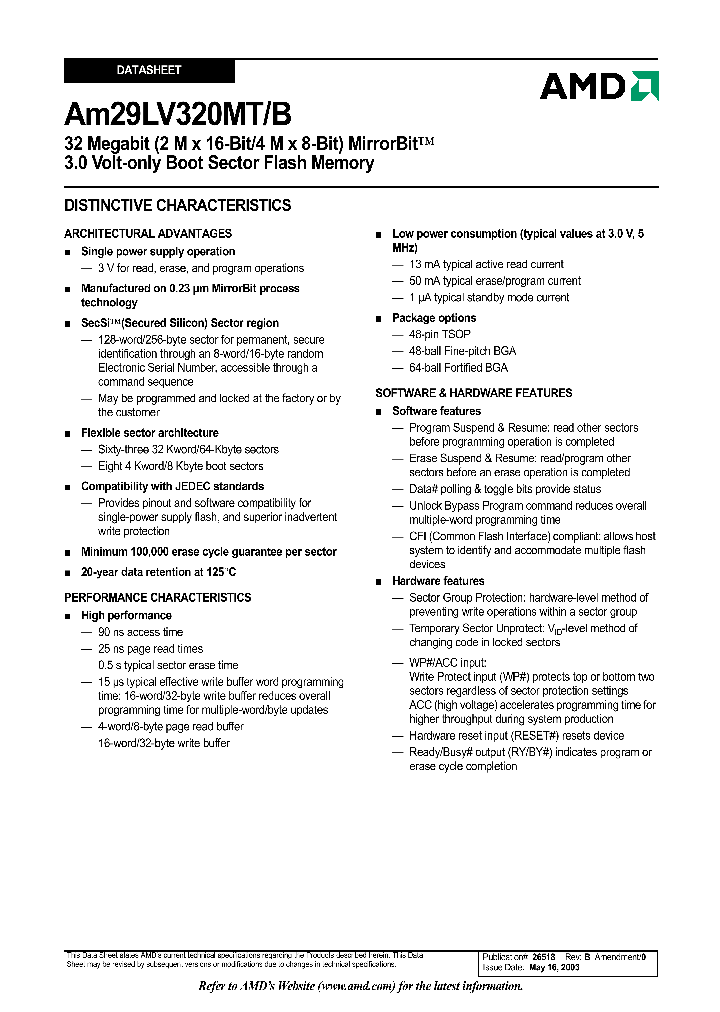 AM29LV320MT90RPCI_4903070.PDF Datasheet