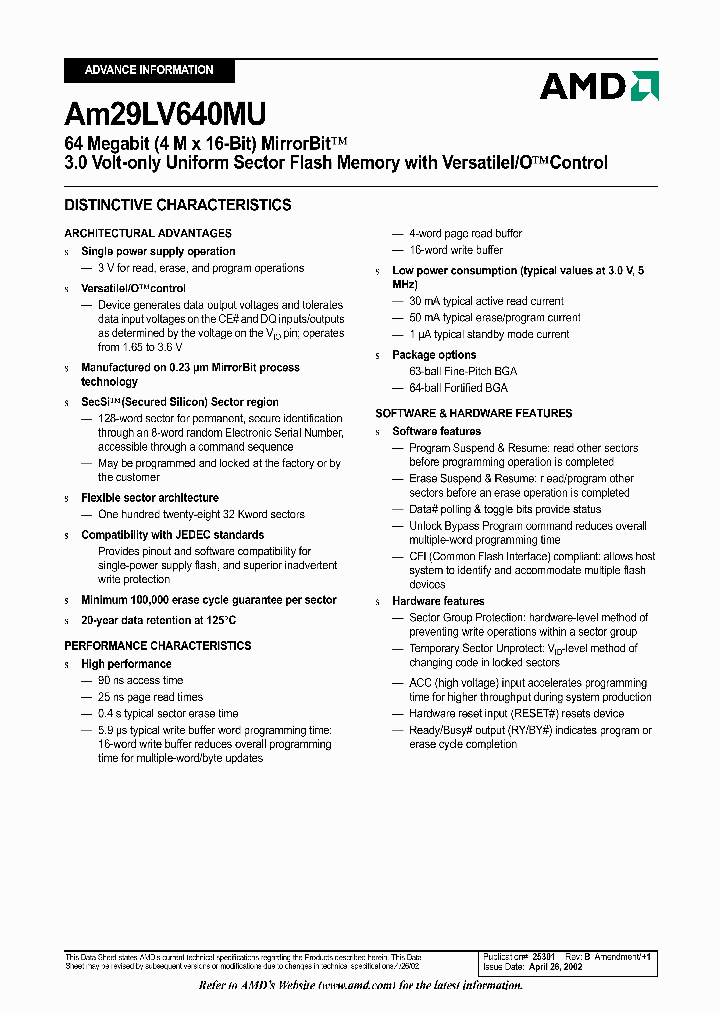 AM29LV640MU101_4907922.PDF Datasheet