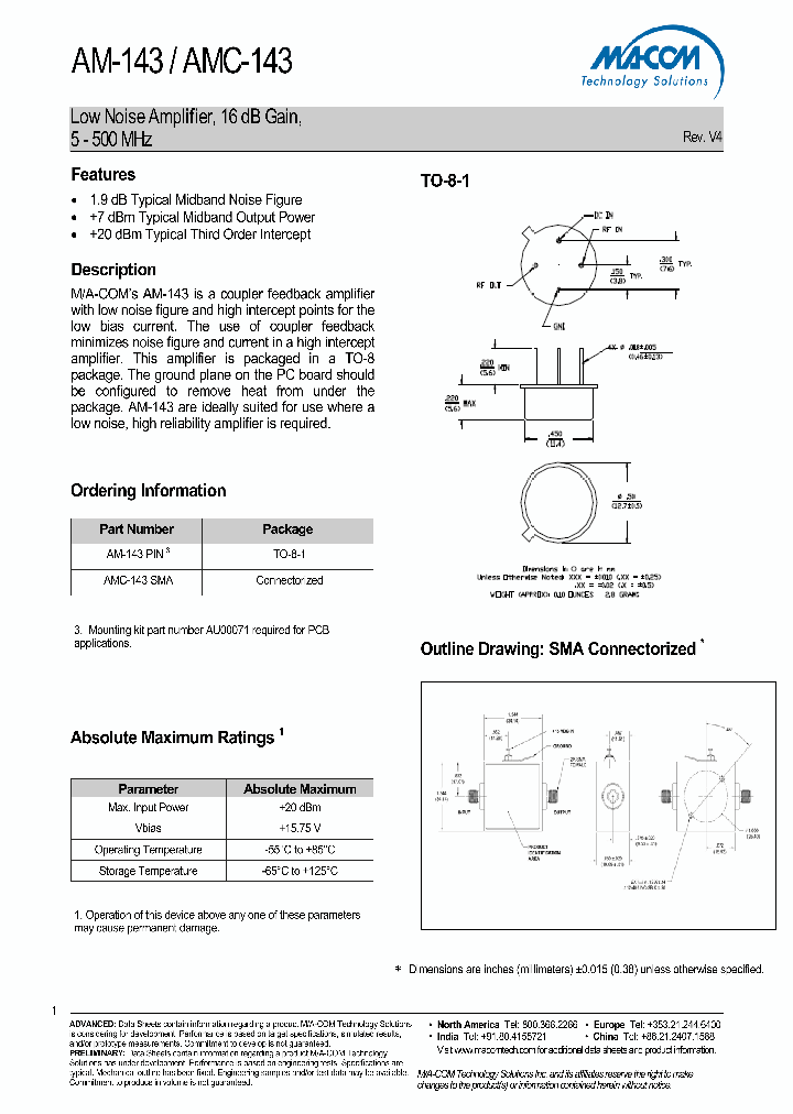 AMC-143_4650910.PDF Datasheet