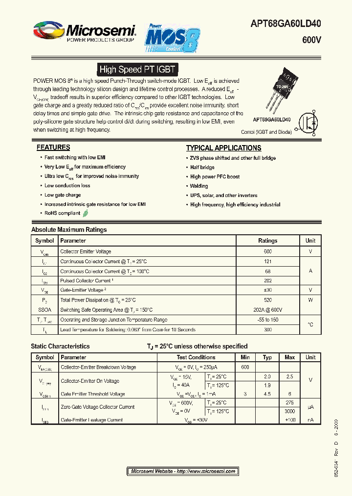 APT68GA60LD40_4486030.PDF Datasheet