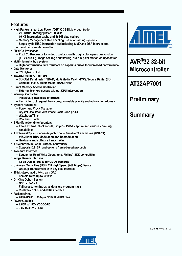 AT32AP700108_4264930.PDF Datasheet