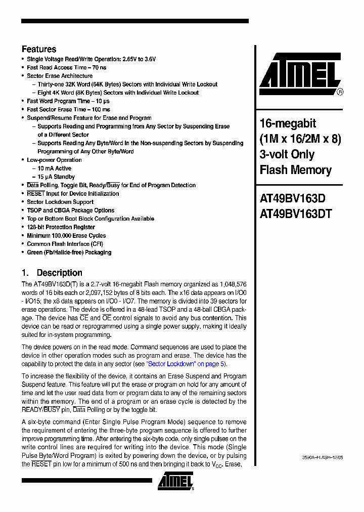 AT49BV163D-70CU_4340121.PDF Datasheet