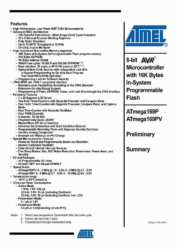 ATMEGA169P07_4489669.PDF Datasheet