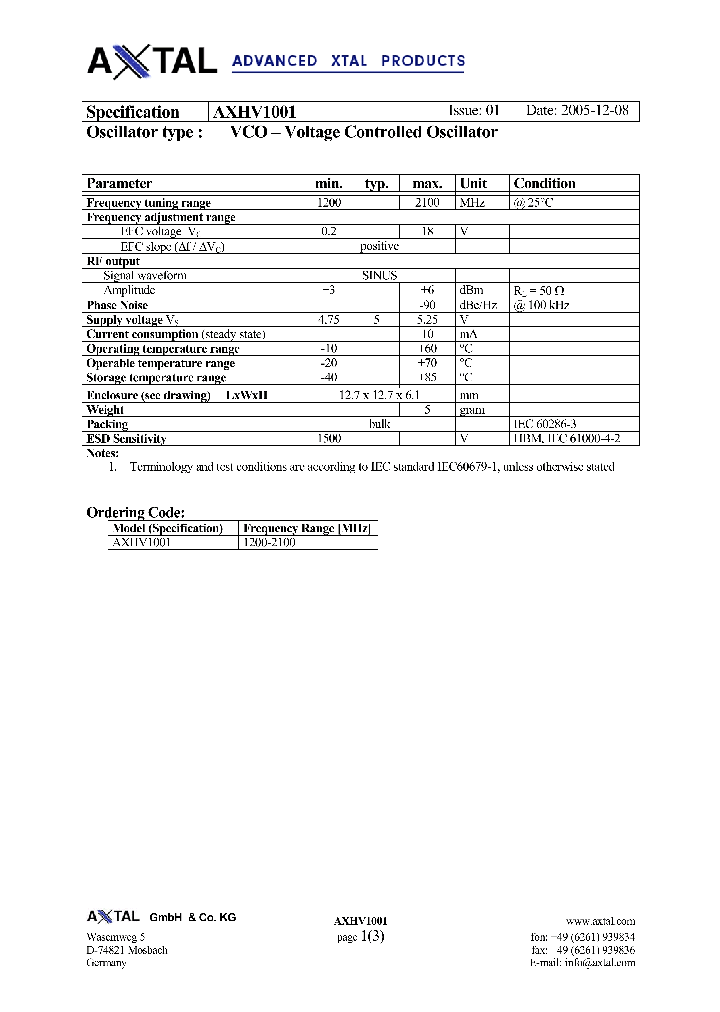 AXHV1001_4194044.PDF Datasheet