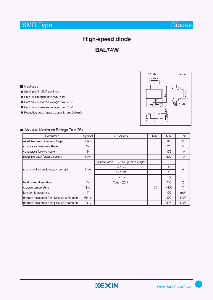 BAL74W_4587164.PDF Datasheet