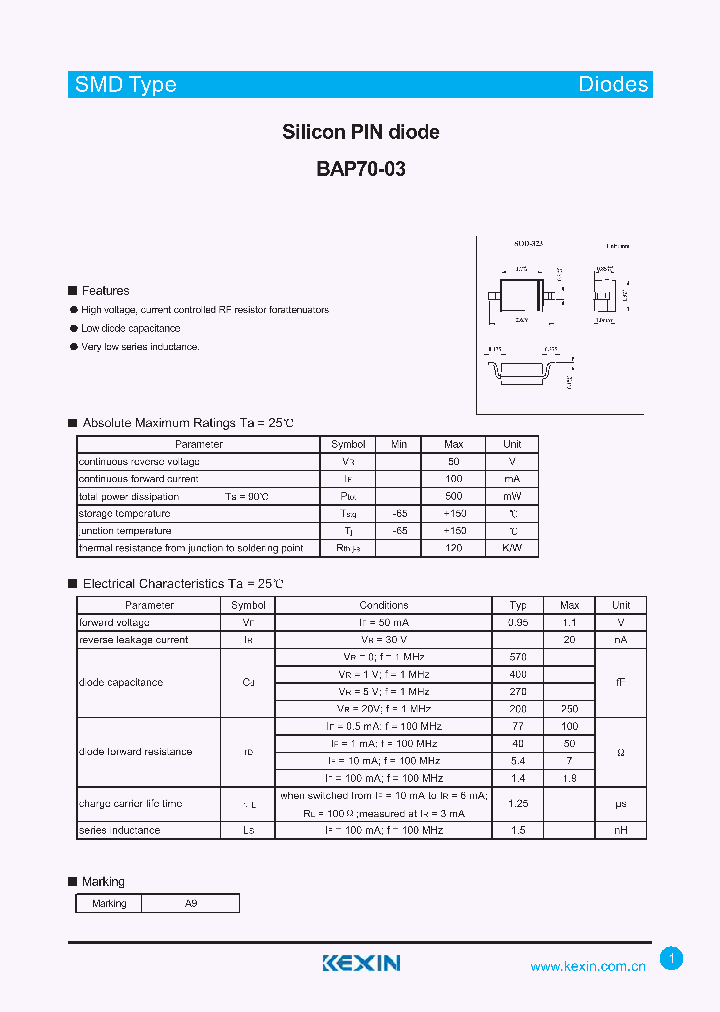 BAP70-03_4276904.PDF Datasheet