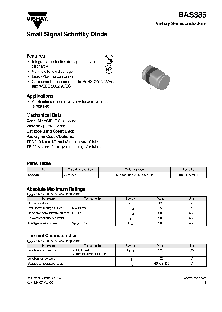 BAS385-TR_4365391.PDF Datasheet