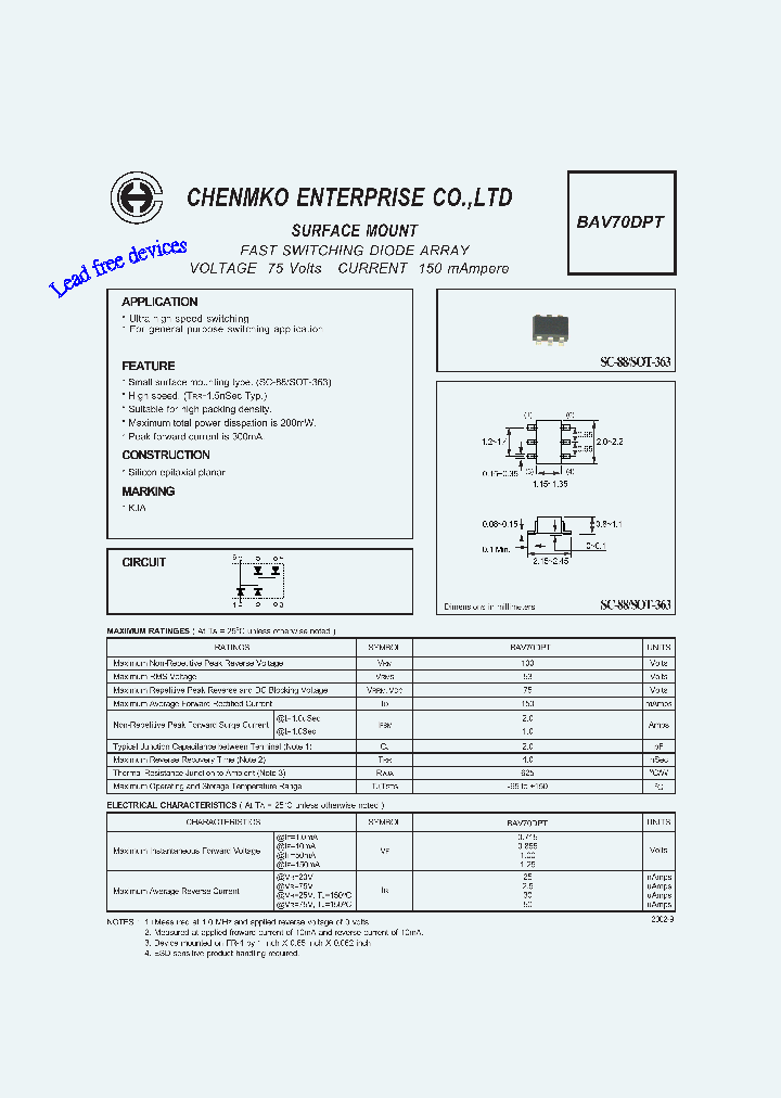 BAV70DPT_4848597.PDF Datasheet