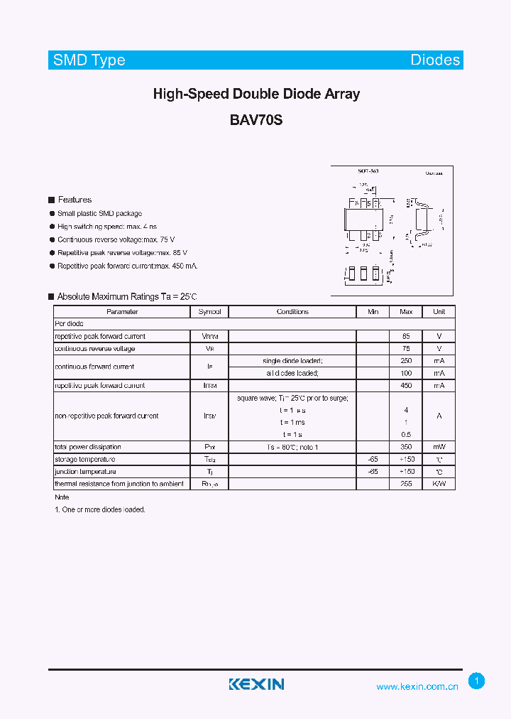 BAV70S_4335552.PDF Datasheet