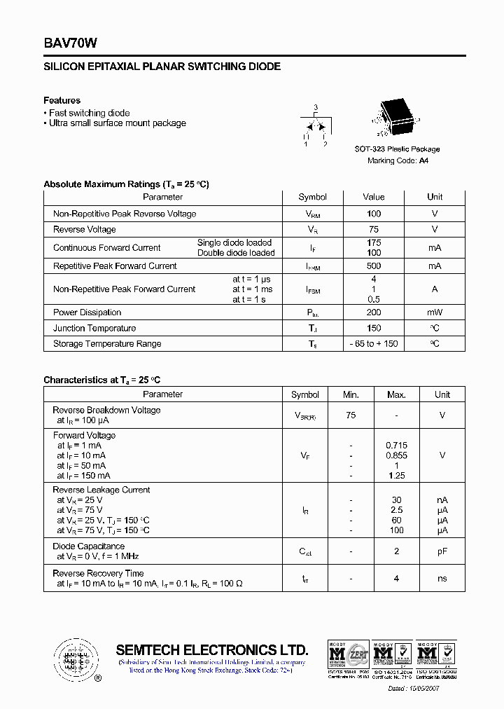 BAV70W_4621560.PDF Datasheet