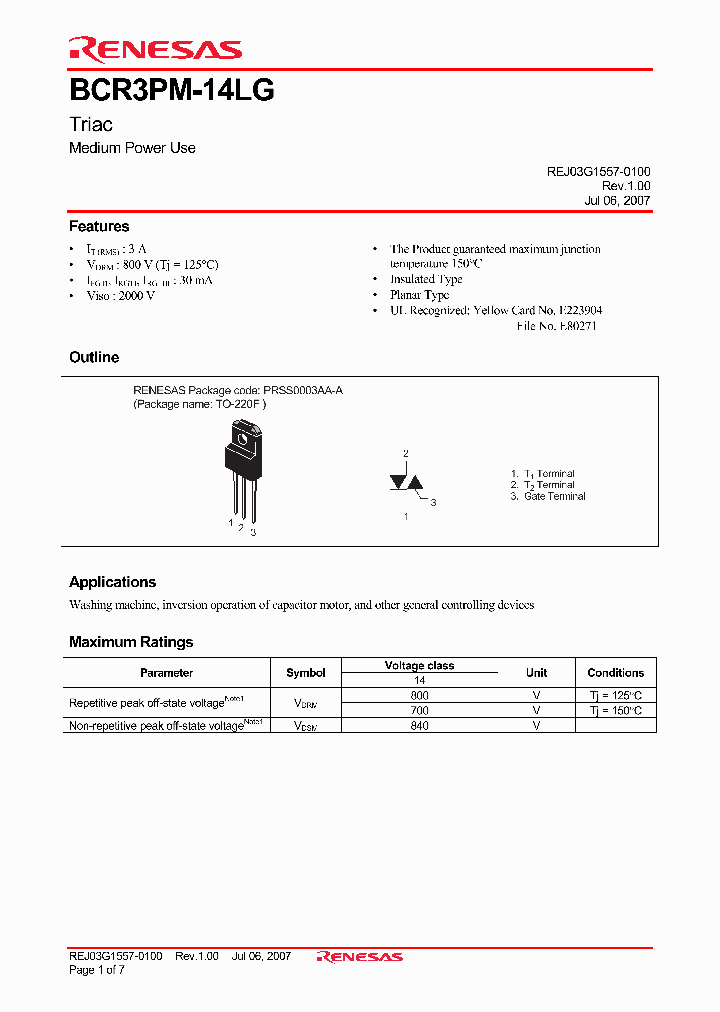 BCR3PM-14LG_4364668.PDF Datasheet