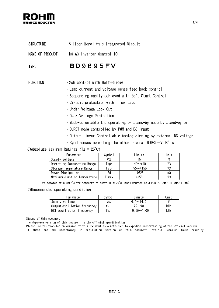 BD9895FV_4615342.PDF Datasheet