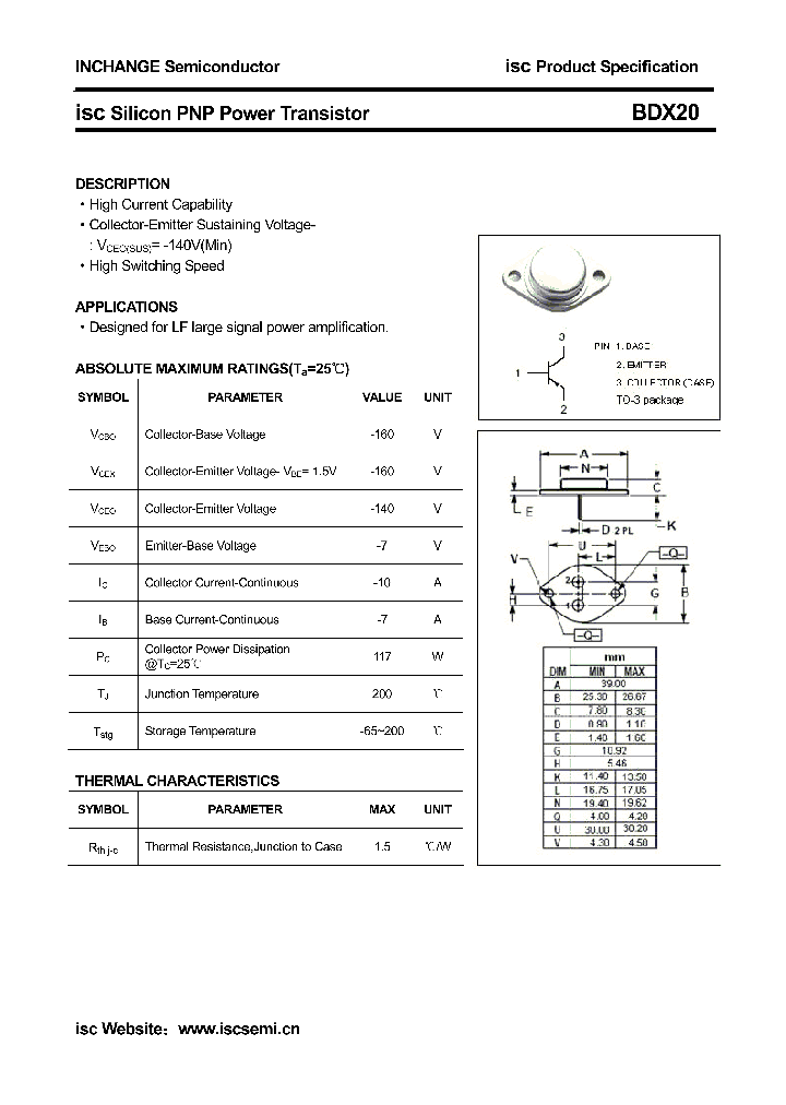 BDX20_4305662.PDF Datasheet