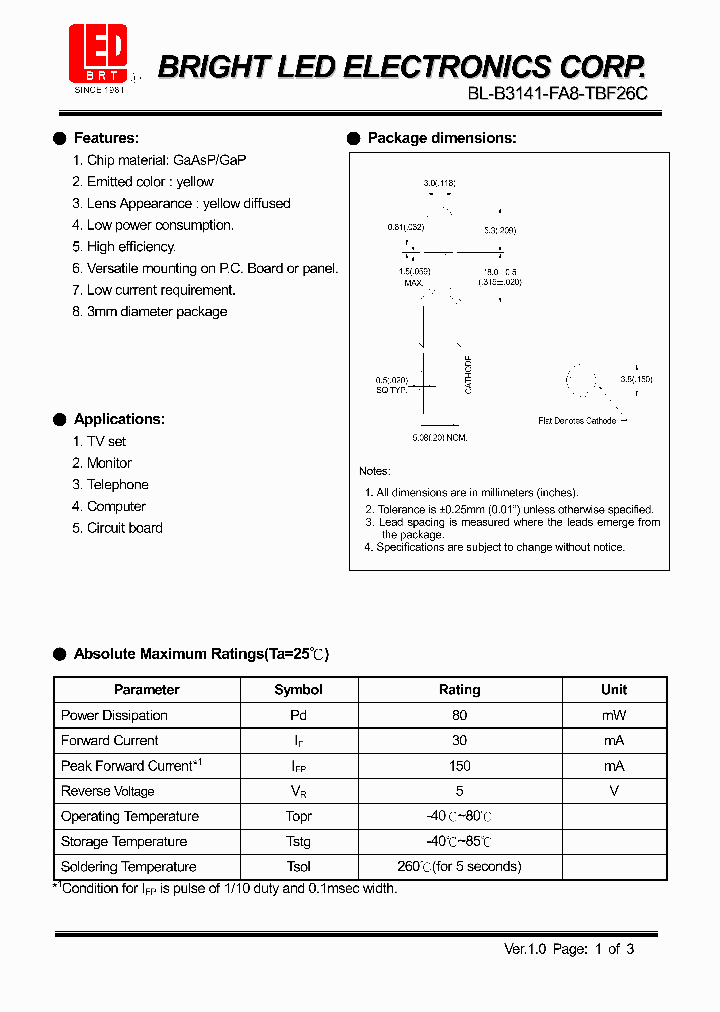 BL-B3141-FA8-TBF26C_4515808.PDF Datasheet