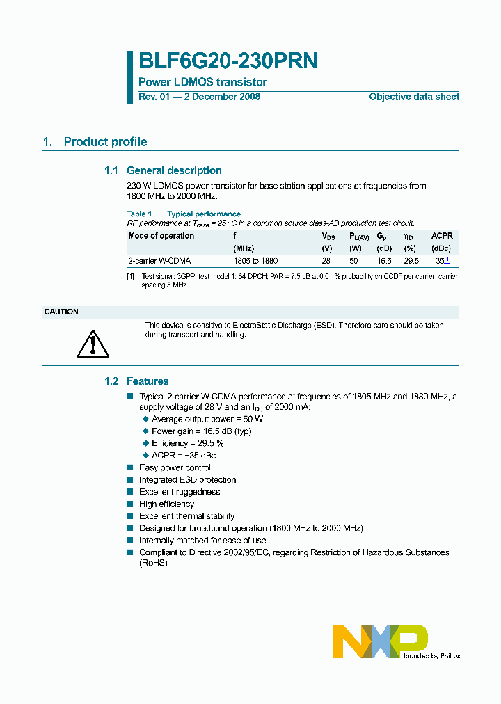 BLF6G20-230PRN_4433695.PDF Datasheet