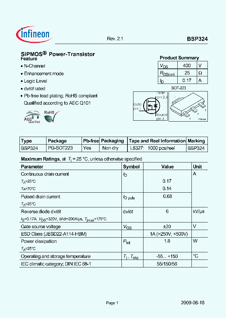 BSP32409_4916875.PDF Datasheet