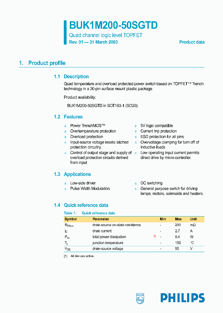 BUK1M200-50SGTD_4479976.PDF Datasheet