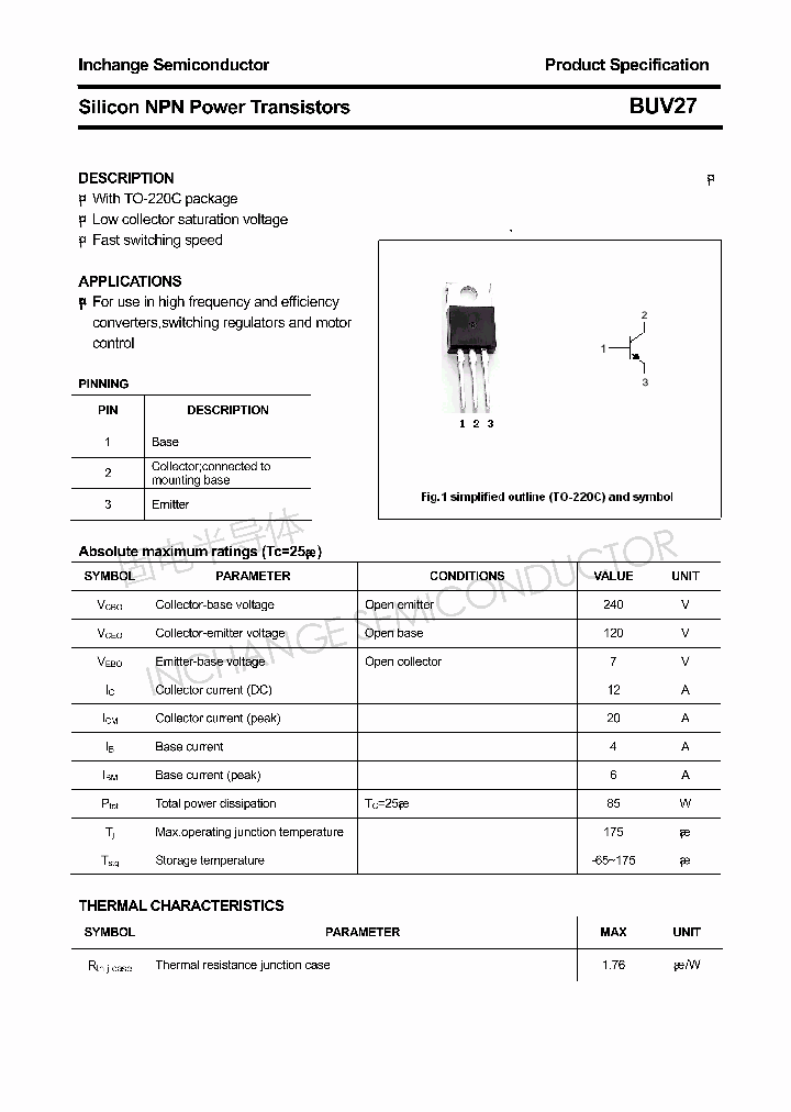 BUV27_4458998.PDF Datasheet