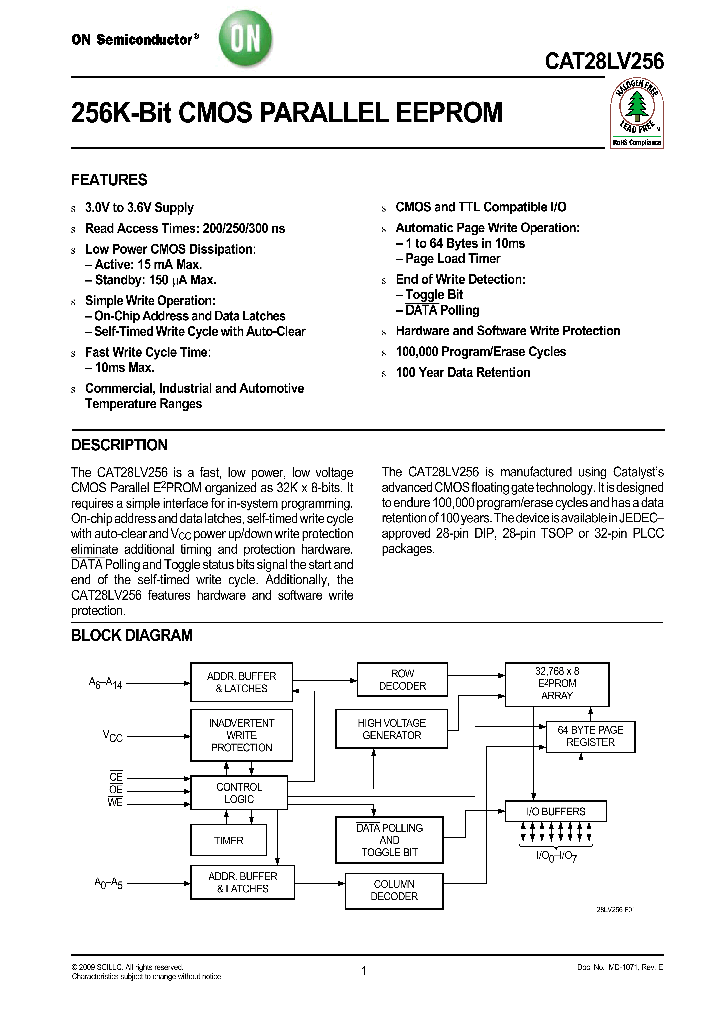 CAT28LV256HE30T_4640492.PDF Datasheet