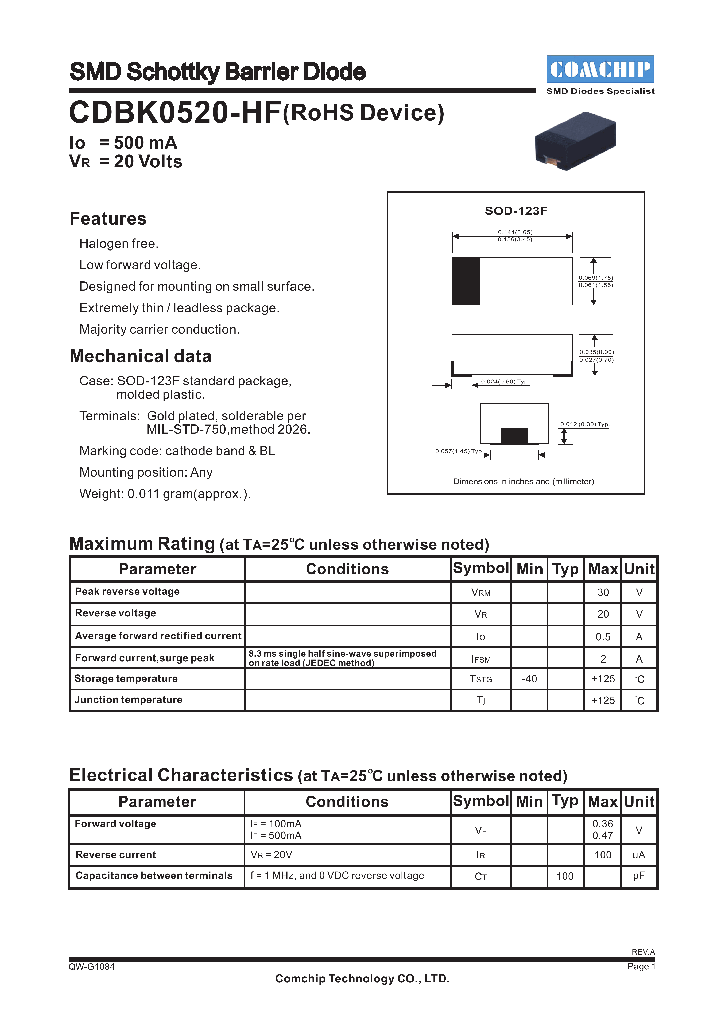 CDBK0520-HF_4607745.PDF Datasheet