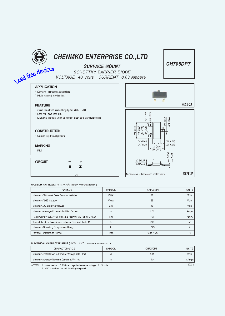 CH705DPT_4522797.PDF Datasheet