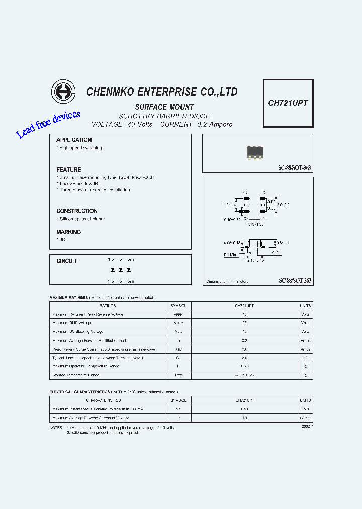 CH721UPT_4687144.PDF Datasheet