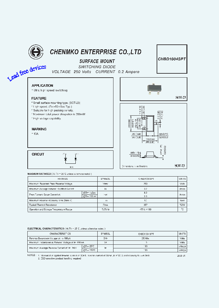 CHBD1004SPT_4615616.PDF Datasheet