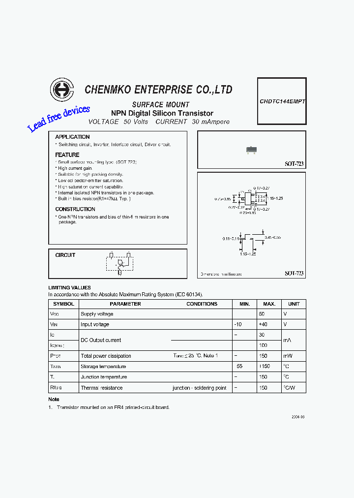 CHDTC144EMPT_4594352.PDF Datasheet