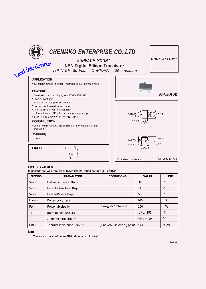 CHDTC144TUPT_4594358.PDF Datasheet