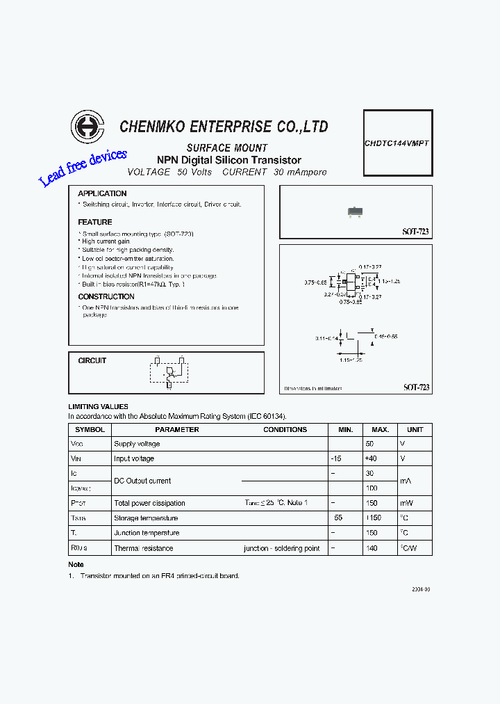 CHDTC144VMPT_4594360.PDF Datasheet