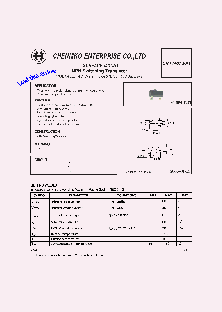 CHT4401WPT_4681479.PDF Datasheet