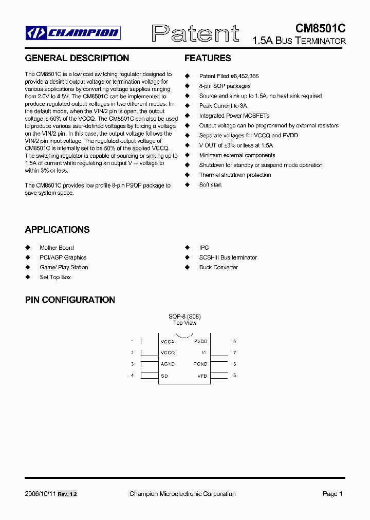 CM8501C_4561529.PDF Datasheet