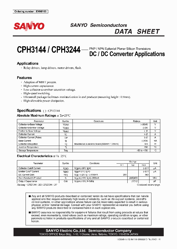CPH3244_4323585.PDF Datasheet