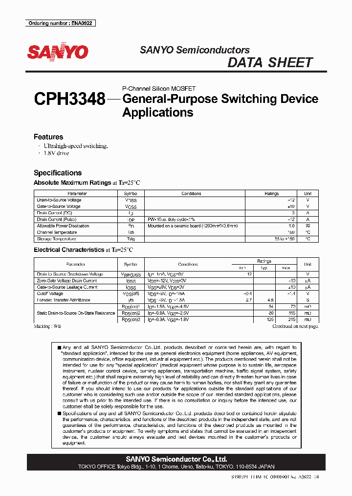 CPH3348_4270240.PDF Datasheet