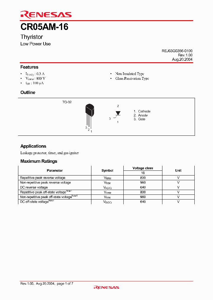 CR05AM-16_4395676.PDF Datasheet