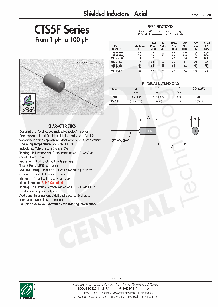 CTS5F-1R0J_4493139.PDF Datasheet