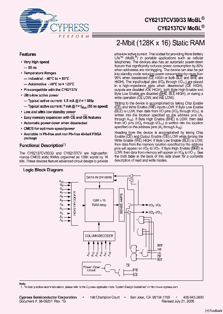 CY62137CVSL_4194363.PDF Datasheet