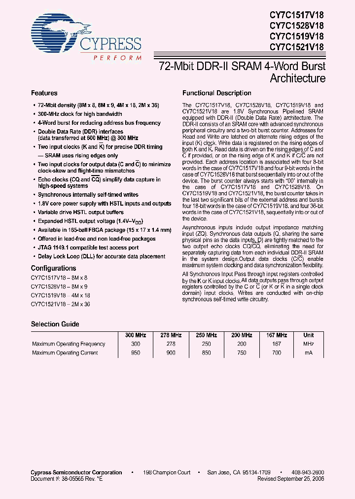 CY7C1528V18-167BZC_4844344.PDF Datasheet