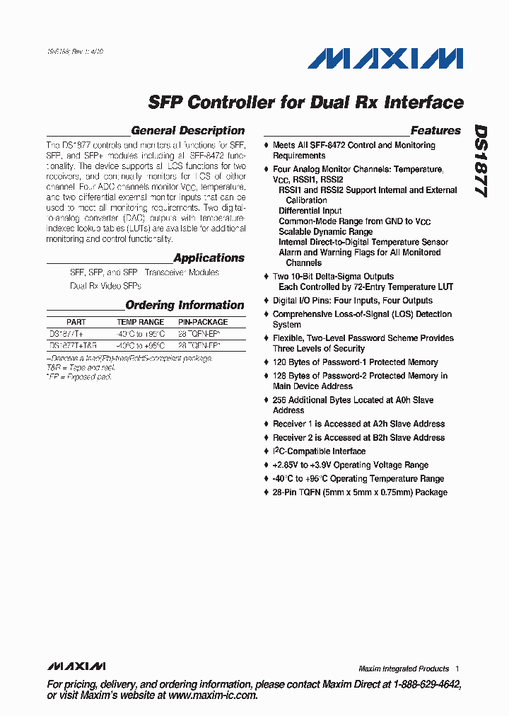DS1877_4725867.PDF Datasheet